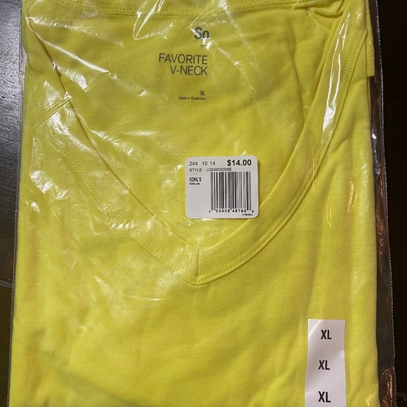 Vneck Long Sleeve Tee 